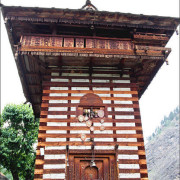 A temple on the way to Seva Village