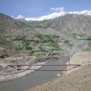 Bridge between Tajikistan