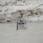 crossing the indus in a box