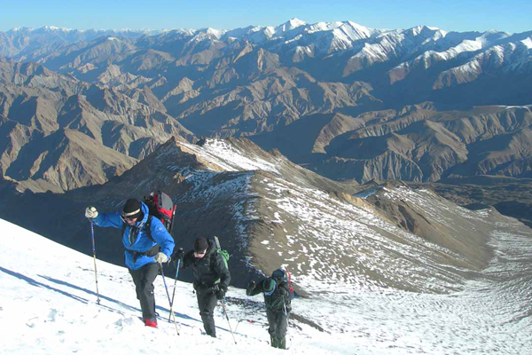Tarrain of ladakh - markha-trek