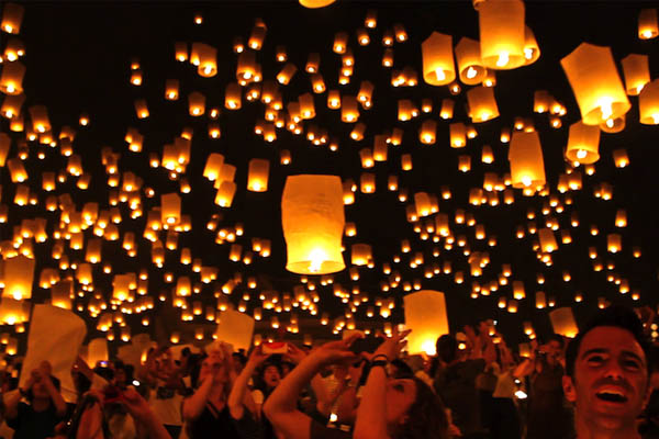 Yi Peng Festival of Lights in Chiang Ma